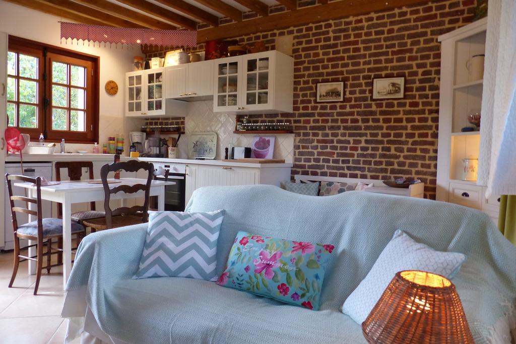 La Flore De Lys, Cottage Ideal Pour 2 Adultes Et 2 Enfants Saint-Jouin-Bruneval Exteriör bild